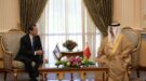 prezident Jicchak Herzog a král Hamad bin Ísa Salmán ál-Chalífa, Manáma, Bahrajn, 4. 12. 2022; foto: Amos Ben-Gershom, Vládní tiskový úřad