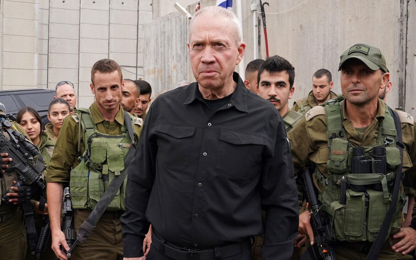 Ministr obrany Joav Galant na návštěvě základy 91. divize v severním Izraeli 11. 11. 2023. Foto: Ariel Hermoni / Ministerstvo obrany