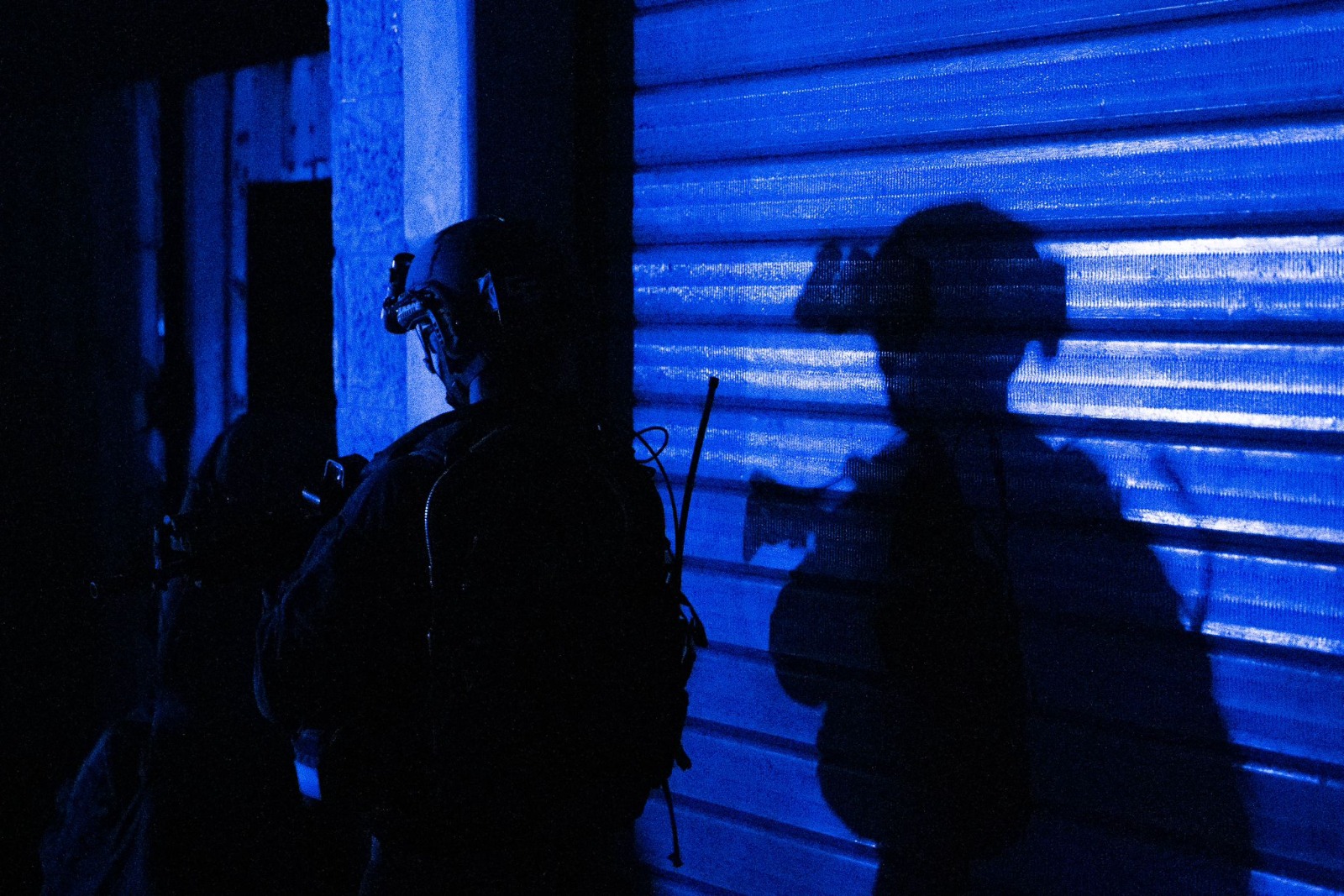 Izraelští vojáci během noční operace v nemocnici Šifa v Gaze. 15. 11. 2023. Foto: Izraelské obranné síly