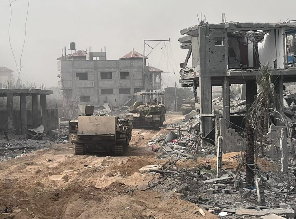 Izraelské bojové jednotky v Pásmu Gazy. 1. 11. 2023. Foto: Izraelské obranné síly